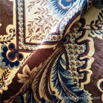 Tissu d&#39;ameublement de canapé en velours africain 100% polyester